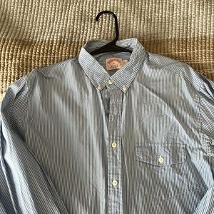 Blue striped Brooks Brothers Button down shirt
